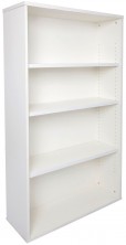 SPBC18 Rapid Vibe Bookcase 900 W X 315 D X 1800 H. 4 Shelves. All Natural White